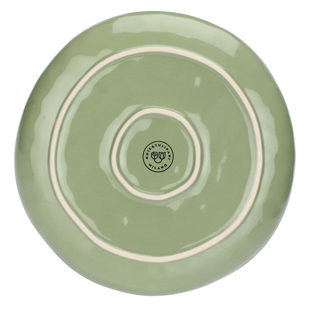 Assiette plate Concerto vert - Visuel 1