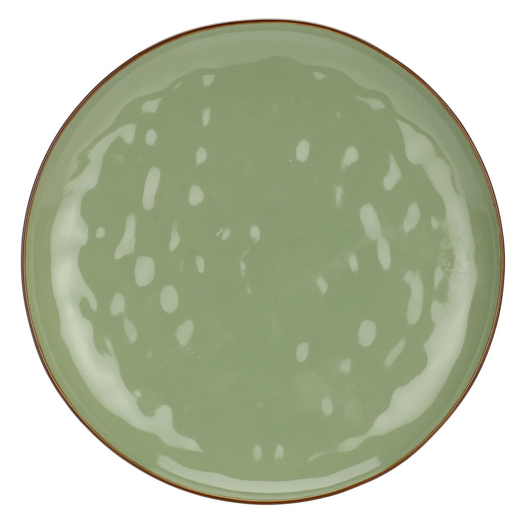 Plat rond Concerto vert D32cm - Visuel 0