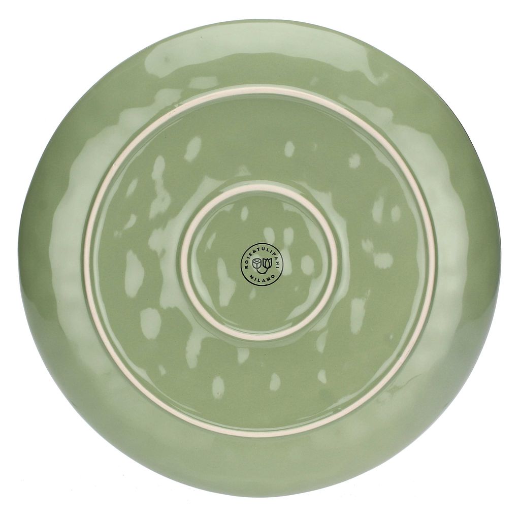 Plat rond Concerto vert D32cm - Visuel 1