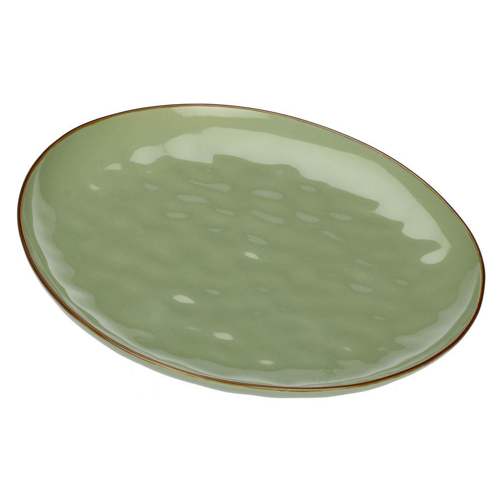 Plat rond Concerto vert D32cm - Visuel 2