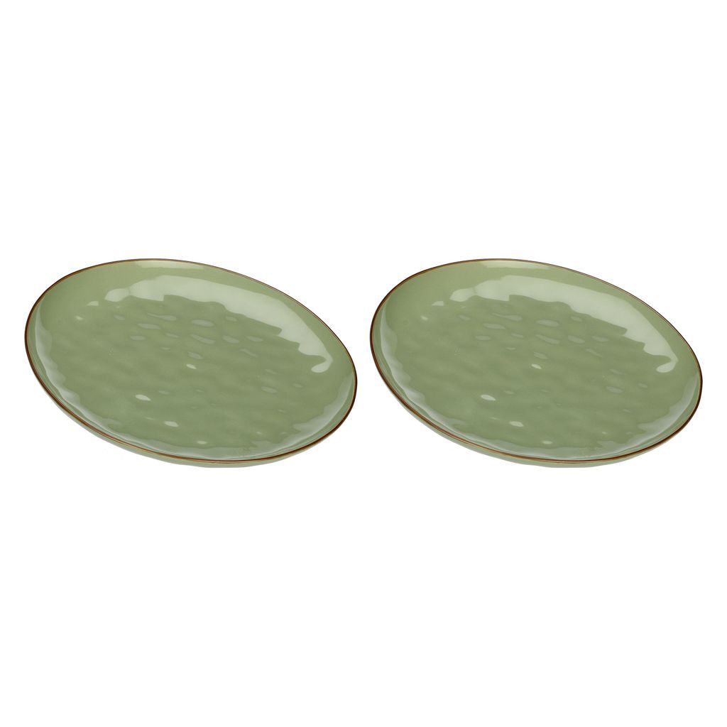 Plat rond Concerto vert D32cm - Visuel 3