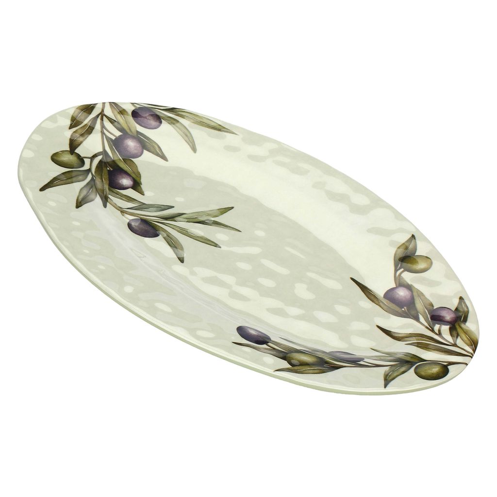 Plat ovale Olyvia mélamine - Visuel 1