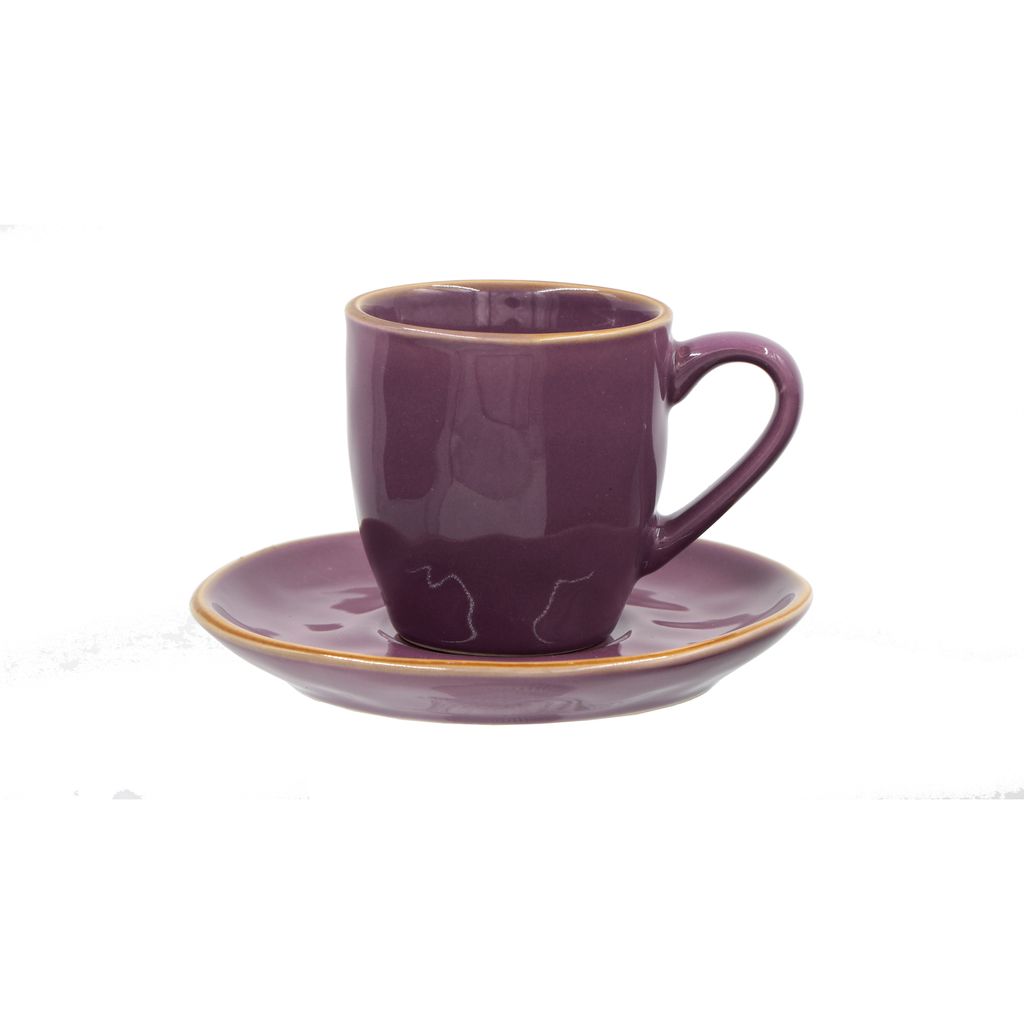 Tasse à café Concerto aubergine - Visuel 0