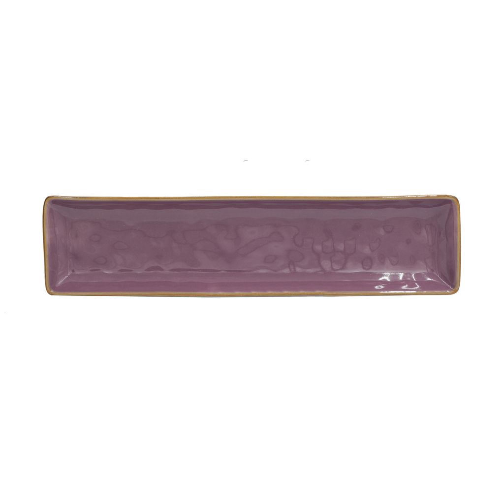 Plat Concerto aubergine 32x8cm - Visuel 0
