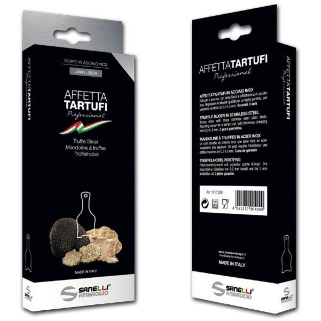 Râpe à truffes lame ondulée manche olivier - Visuel 1