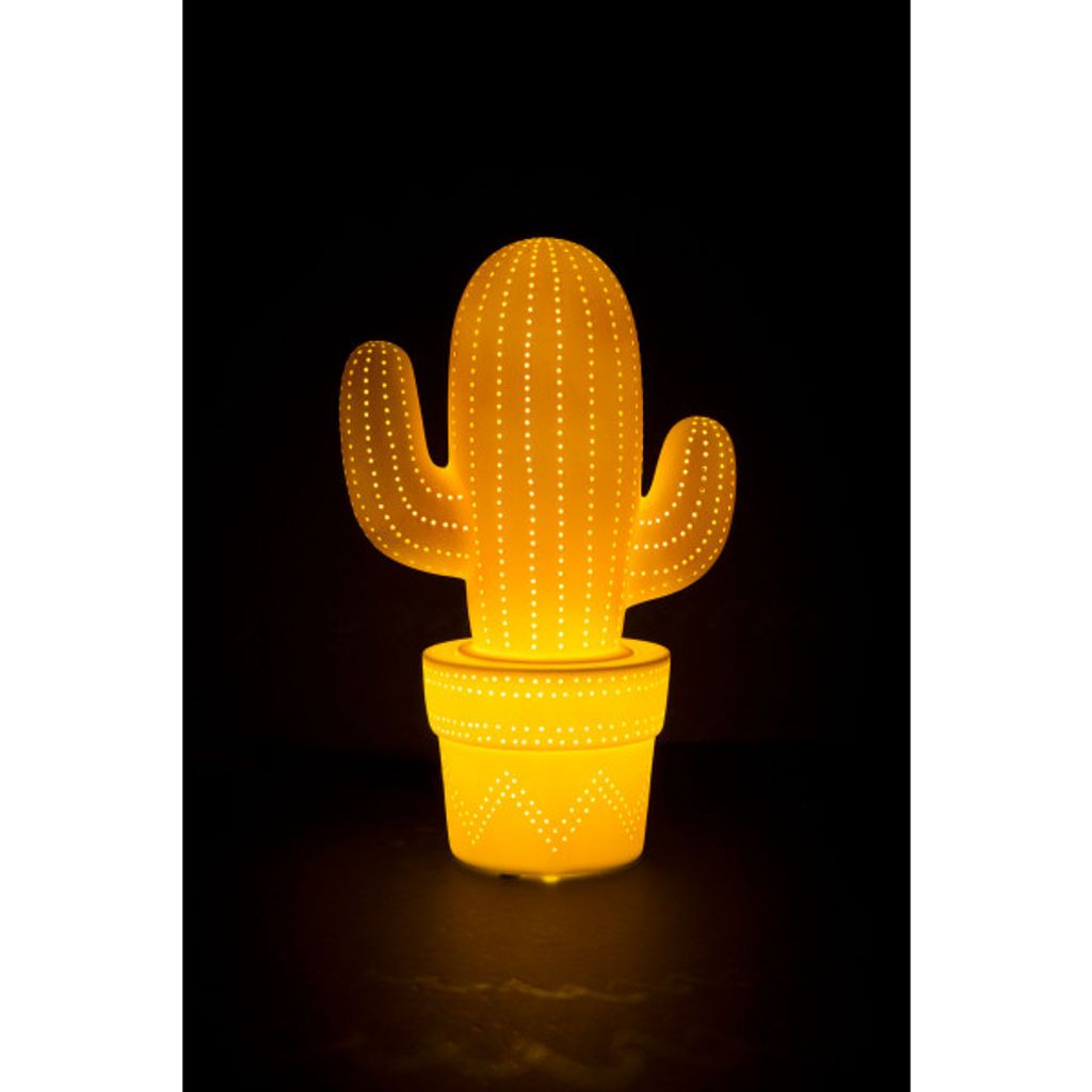 LAMPE CACTUS JAUNE - Visuel 3