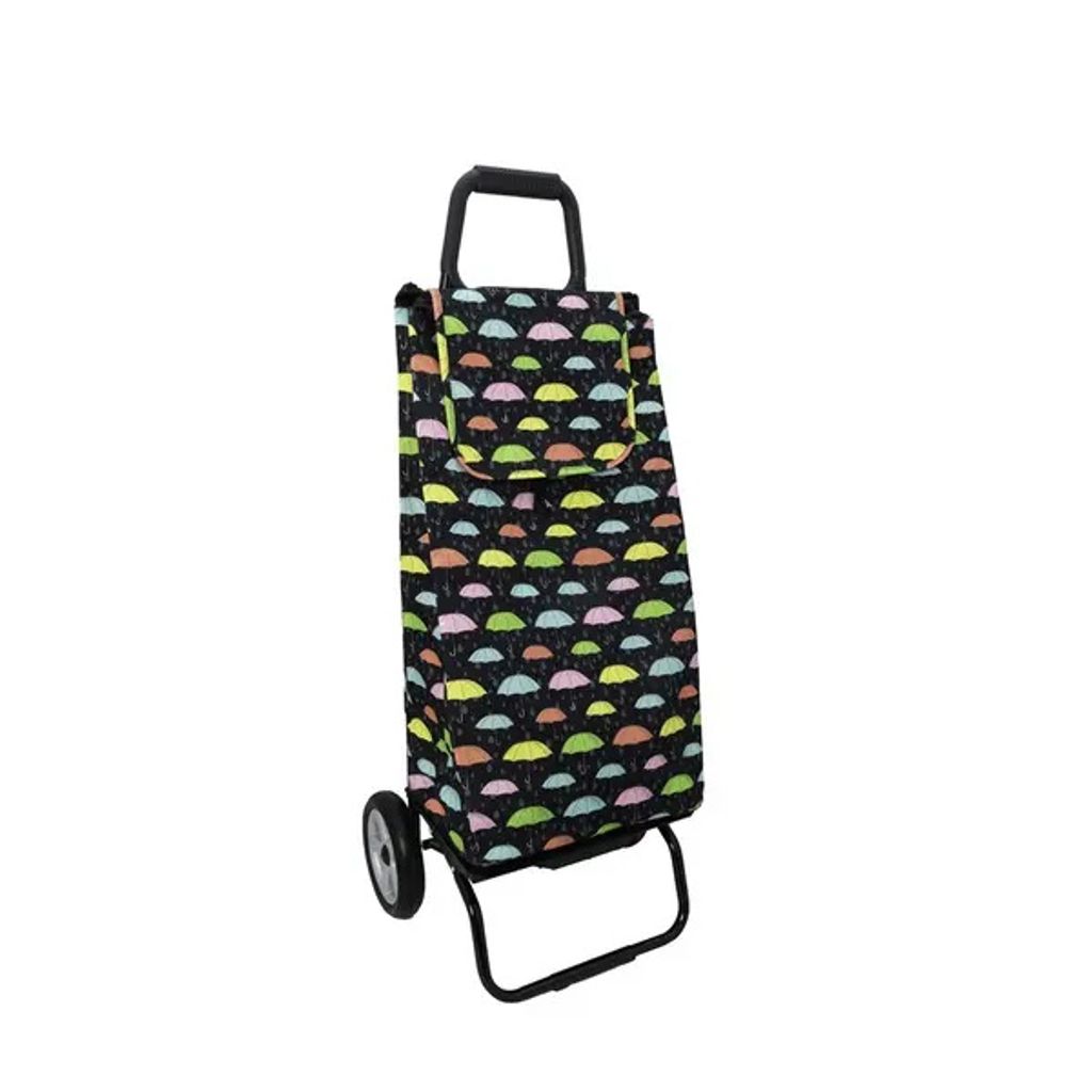 Poussette de marché carlux 2 roues parapluie - Visuel 0