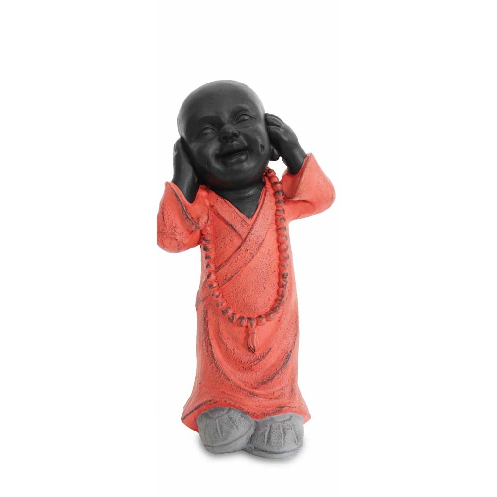 Statuette moine rouge - Visuel 0