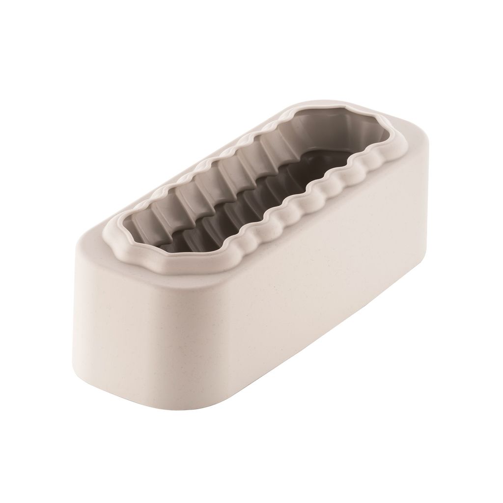 Moule 3D bûche sapin en silicone - Visuel 1