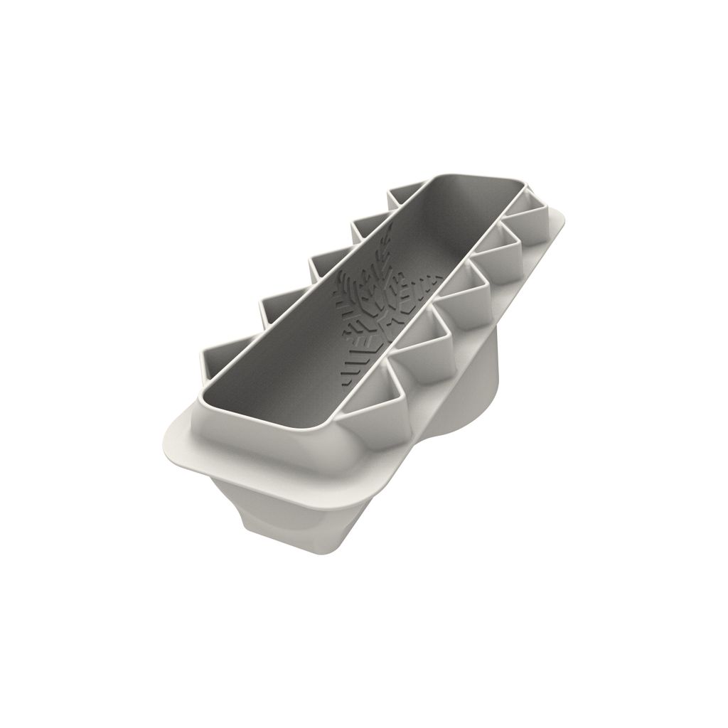 Moule à bûche flocon de neige en silicone - Visuel 2