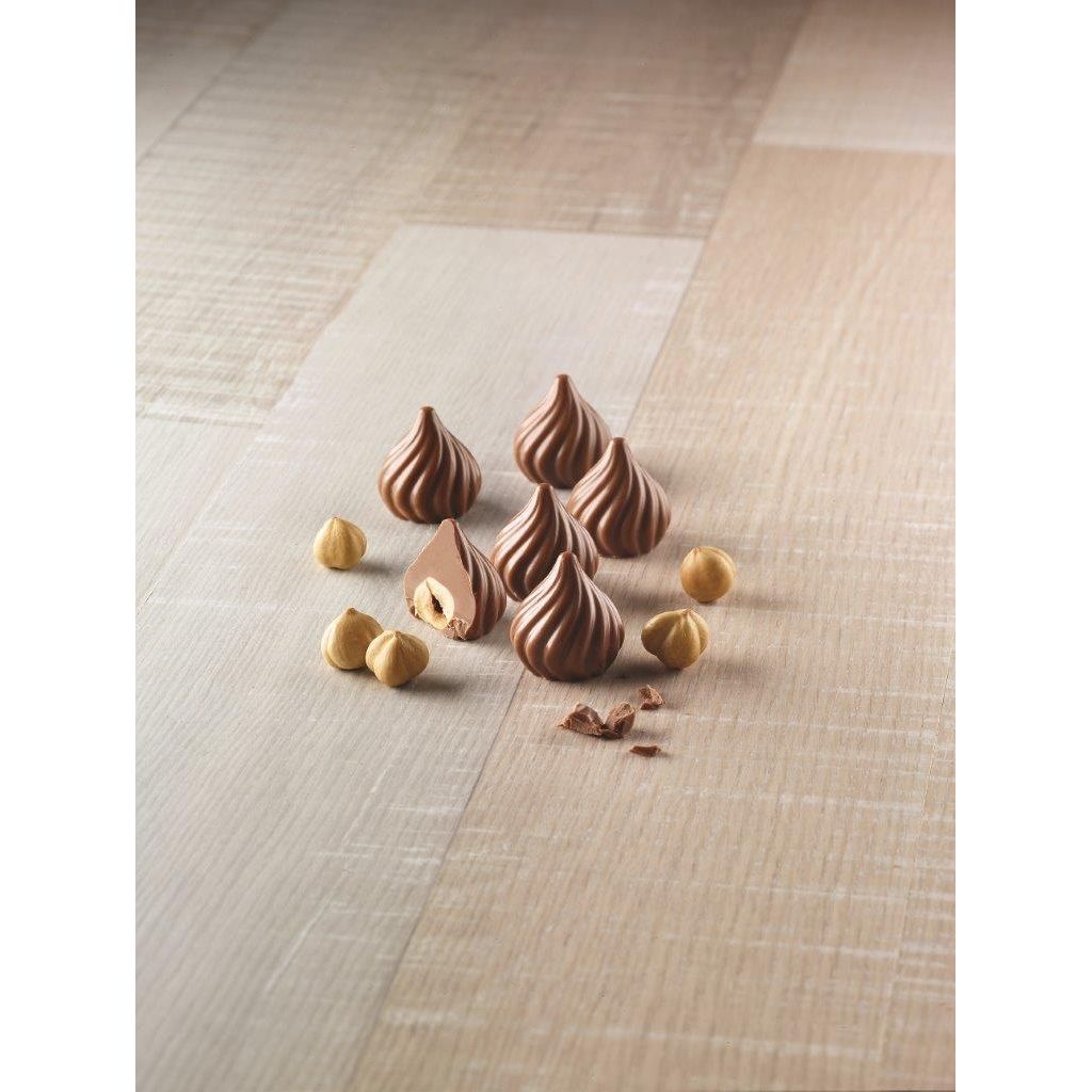 Moule silicone à chocolat flammes - Visuel 1