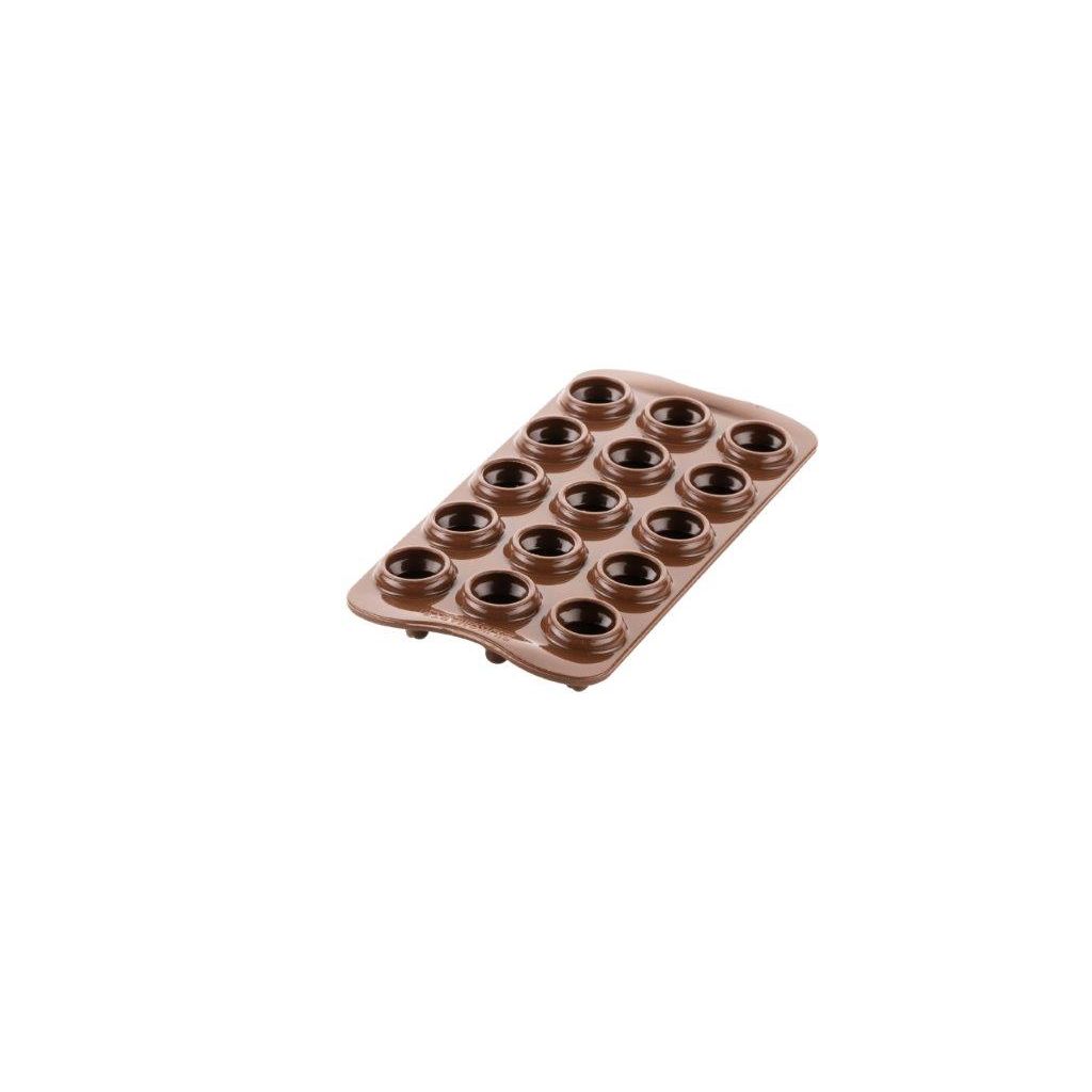 Moule silicone à choco sapins - Visuel 1