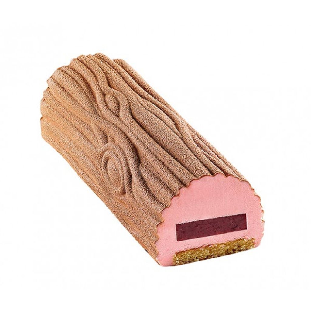 Moule à bûche + tapis bois - Visuel 2