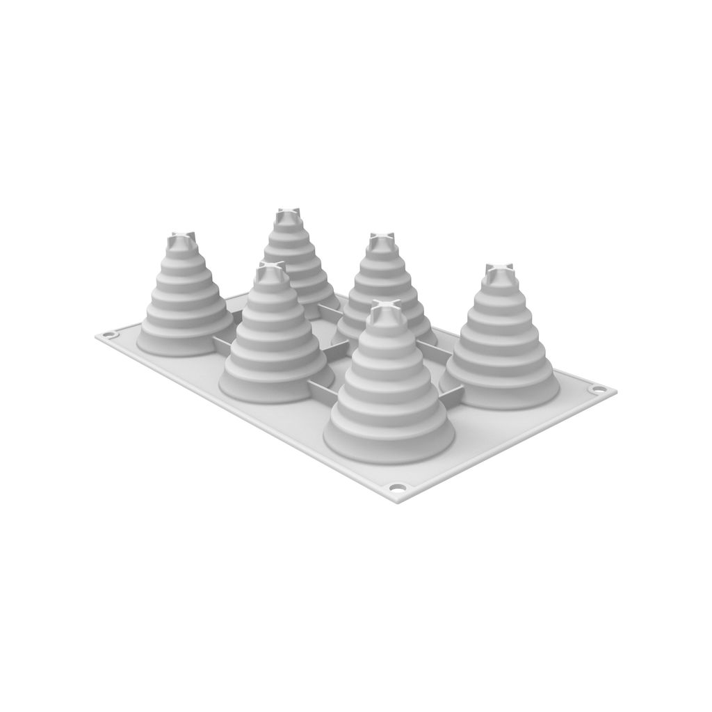 Moule silicone motif 3d sapin magique - Visuel 1