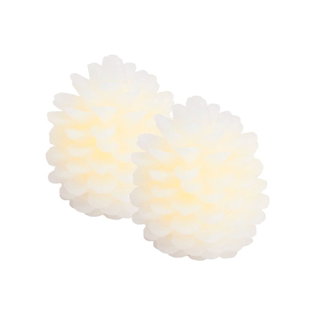 Lot de 2 lumières pomme de pin Clara - Visuel 0