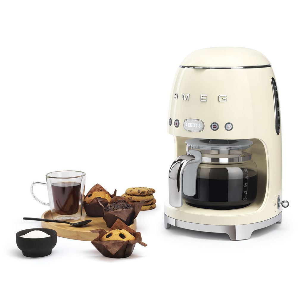 Cafetière électrique 1,4L crème - Visuel 3