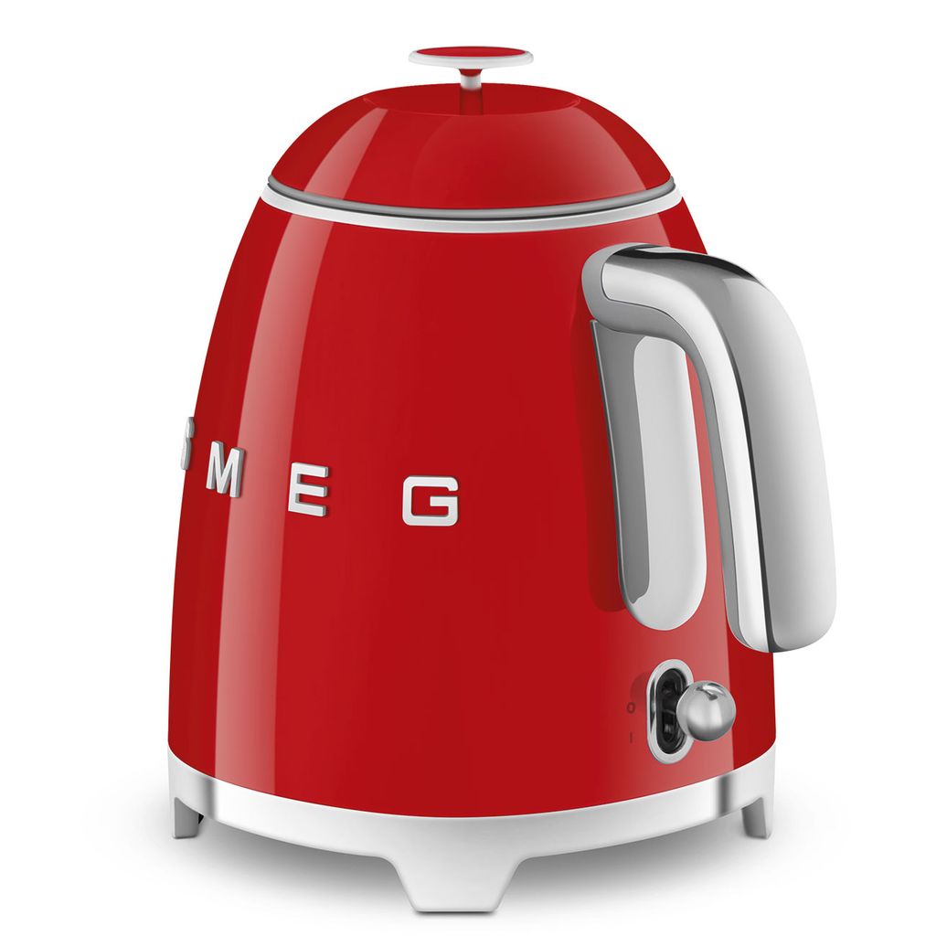 Bouilloire sans fil rouge années 50 0.8L - Visuel 3