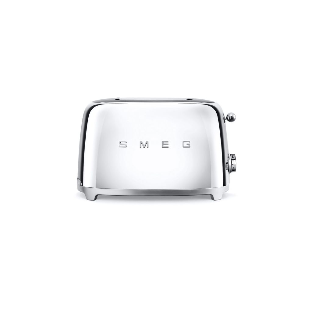 Grille-pain toaster 2 tranches chrome - Visuel 1