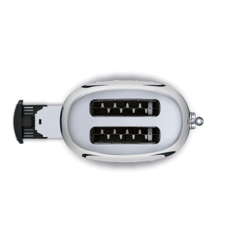 Grille-pain toaster 2 tranches chrome - Visuel 2