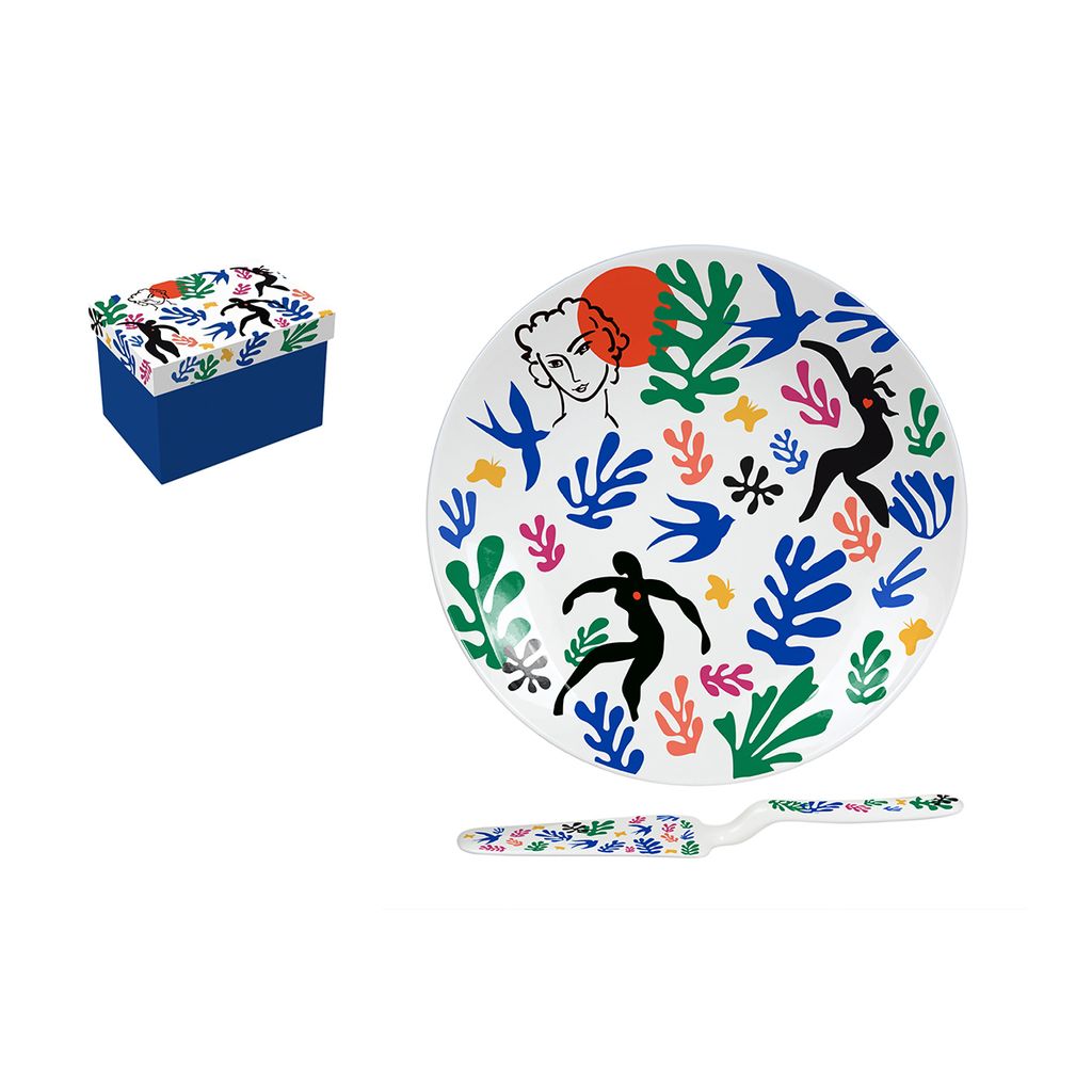 Plat à tarte avec pelle Esprit Matisse - Visuel 0