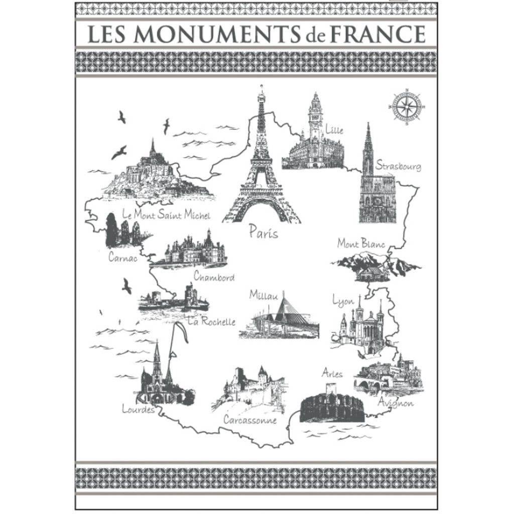 Torchon Monument 50 x 70 cm - Visuel 0