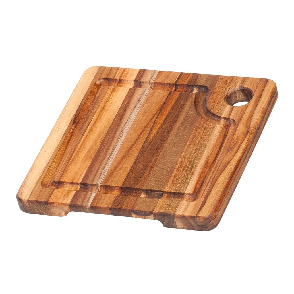 BILLOT en teck 50 x 35 x 6 cm - Visuel 3
