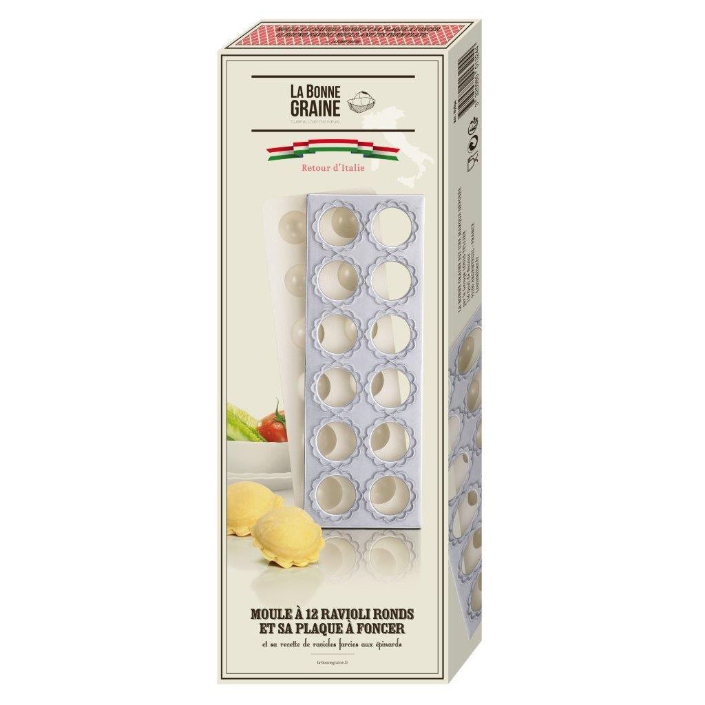 Moule pour 12 raviolis ronds D 4cm - Visuel 1