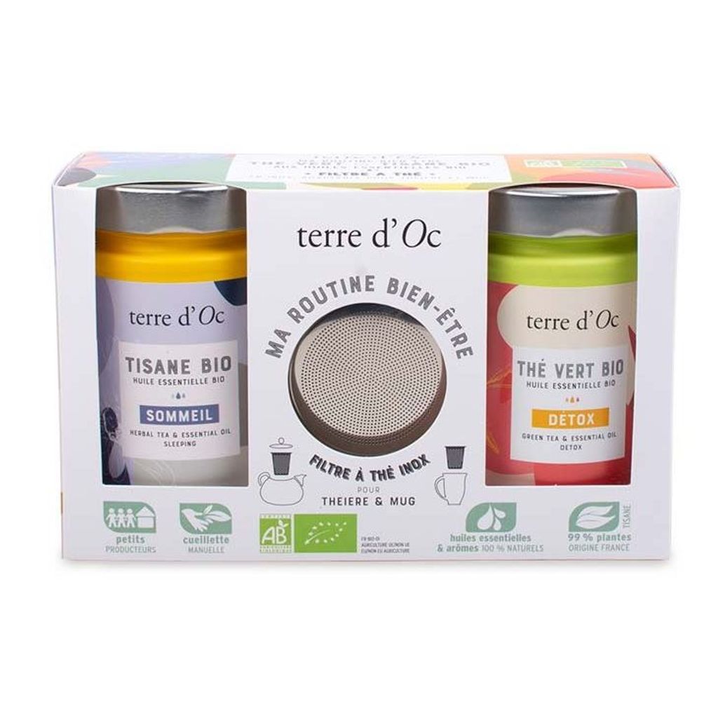 Coffret thé tisane "Ma routine bien-être" - Visuel 0