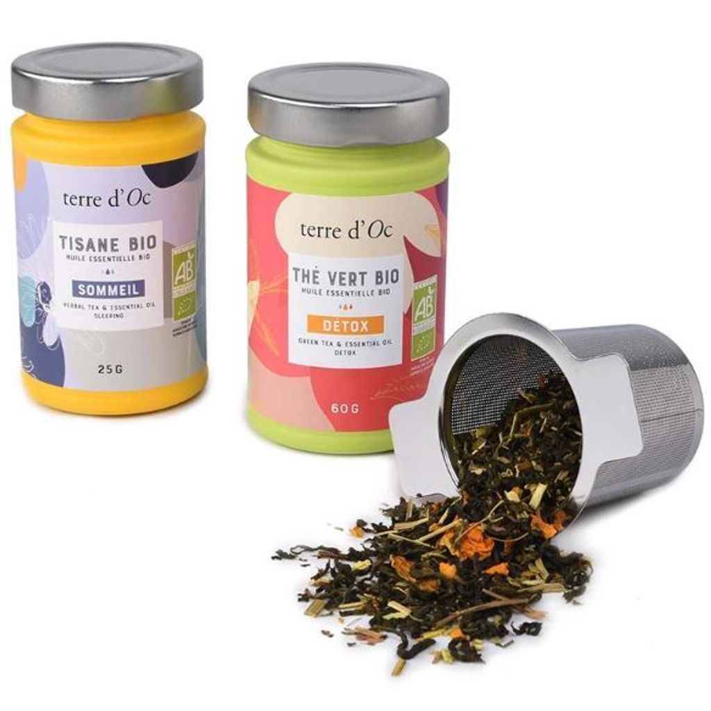 Coffret thé tisane "Ma routine bien-être" - Visuel 1
