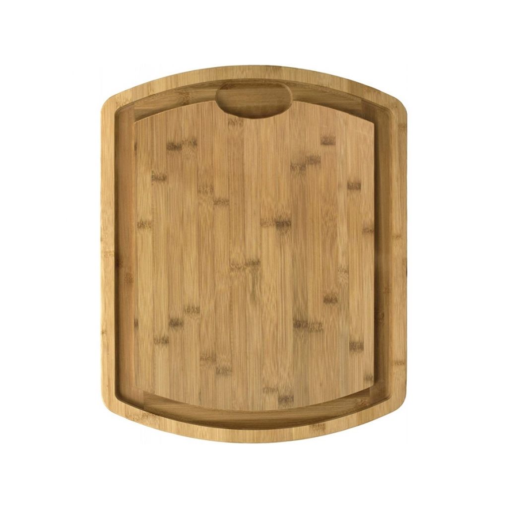 Billot de boucher en bambou 50 X 40 CM - Visuel 0