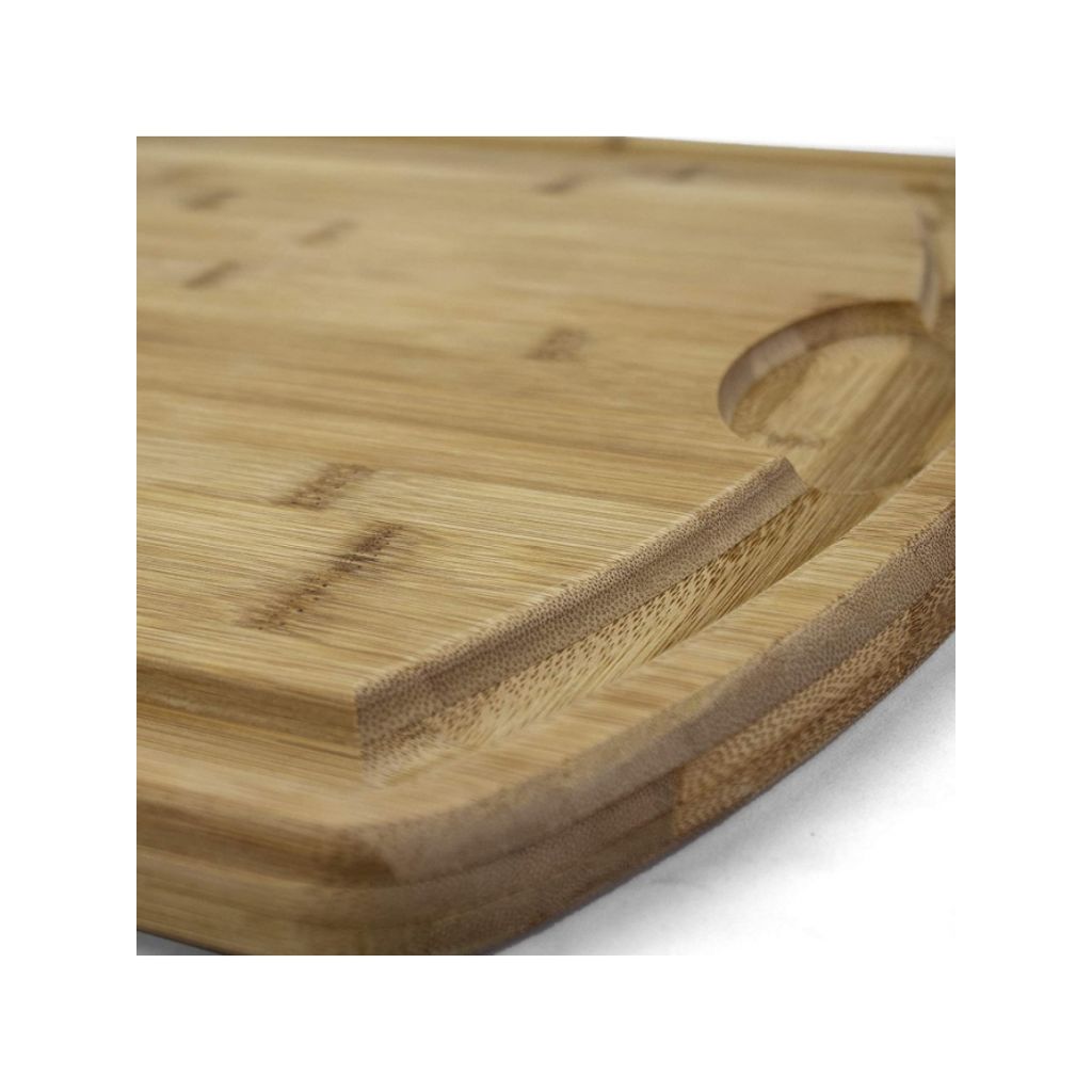 Billot de boucher en bambou 50 X 40 CM - Visuel 2