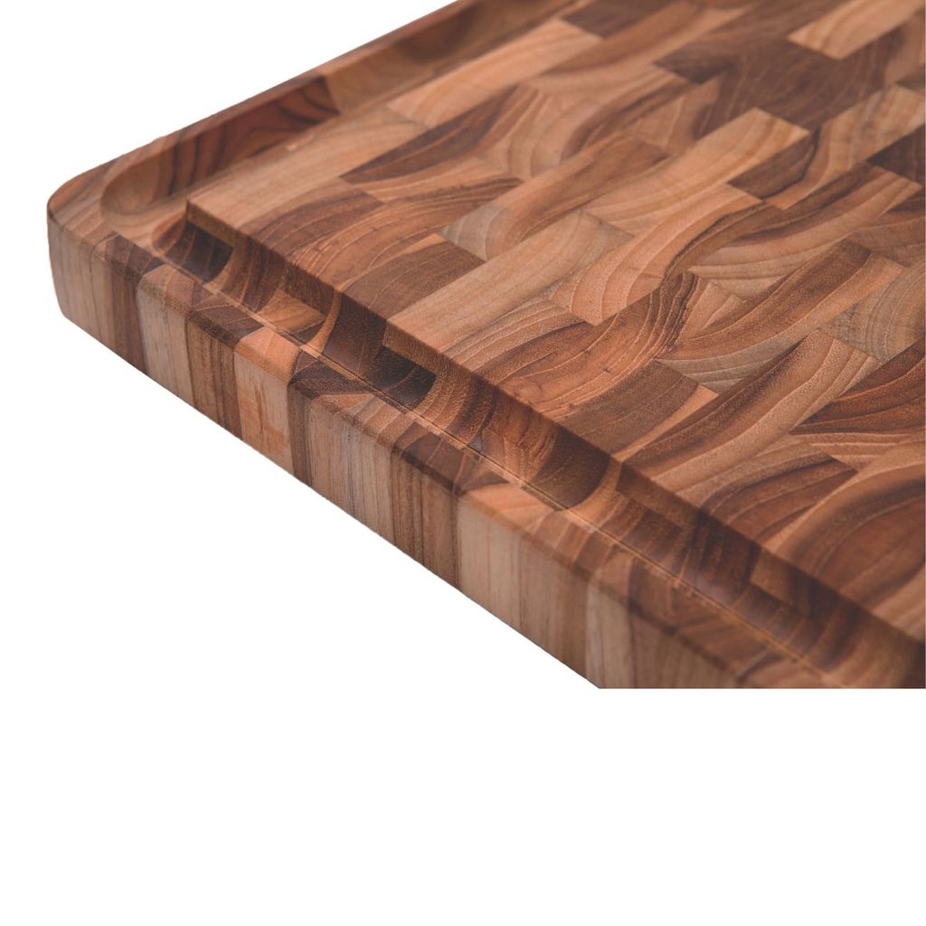 Billot Provence en Teck bois debout 45x34x3cm - Visuel 2