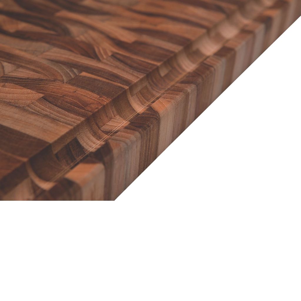 Billot Provence en Teck bois debout 45x34x3cm - Visuel 3
