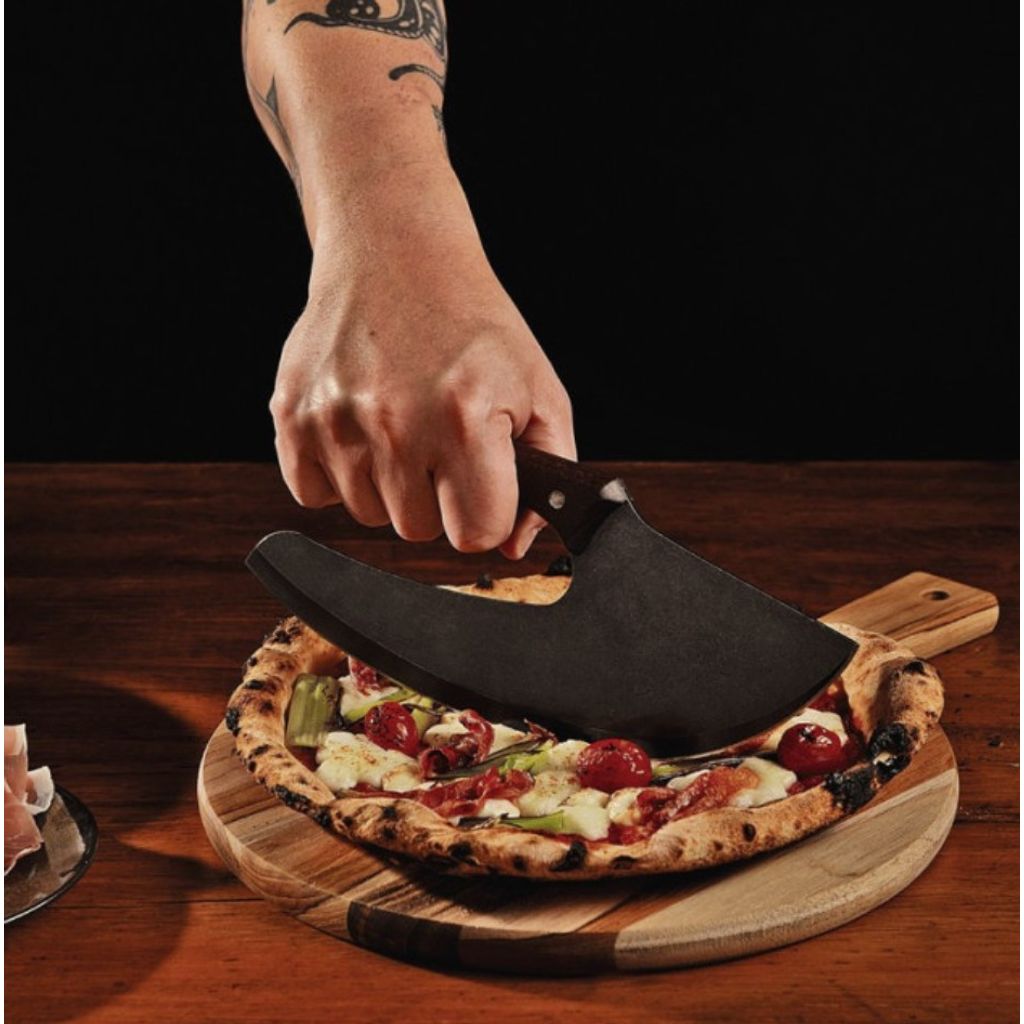 Couteau à pizza et viande Viking Black 27cm. - Visuel 1