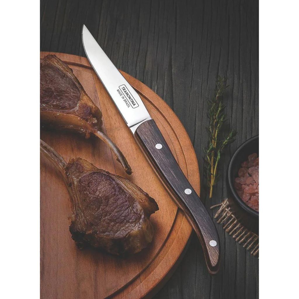 Couteau à steak French micro dentelé 22cm - Visuel 1