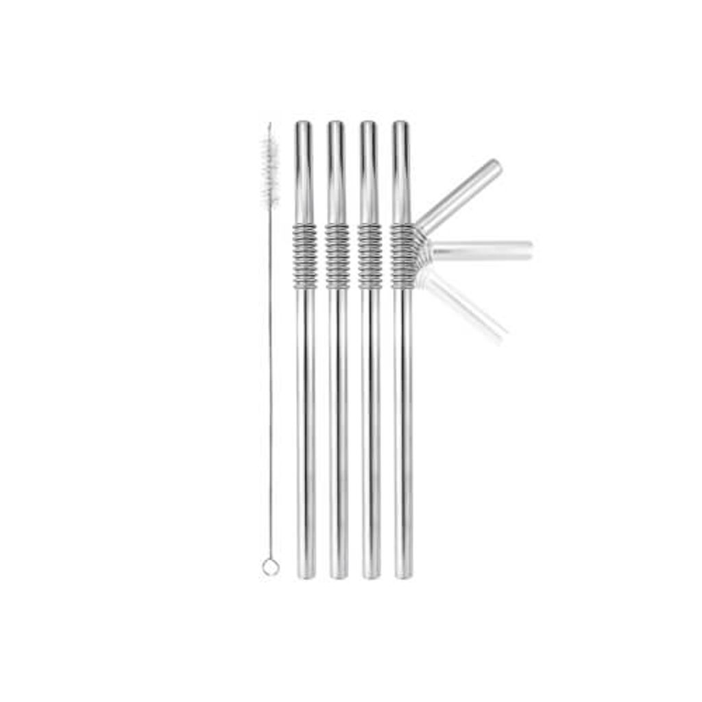 Lot de 4 pailles flexibles Turtleneck® Straw - Visuel 0