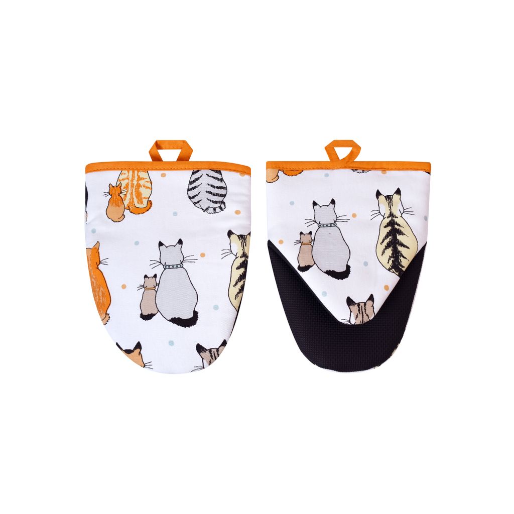 Paire de manique Cats in waiting - Visuel 0