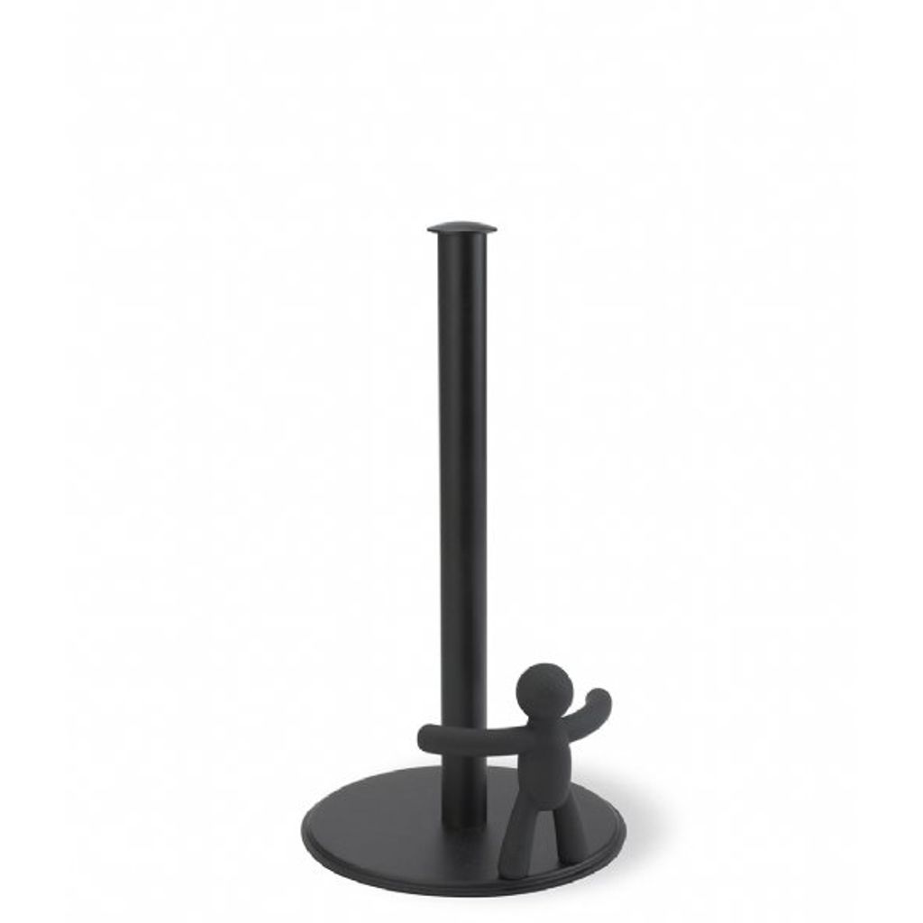 Porte essuie-tout buddy noir 15 cm - Visuel 2
