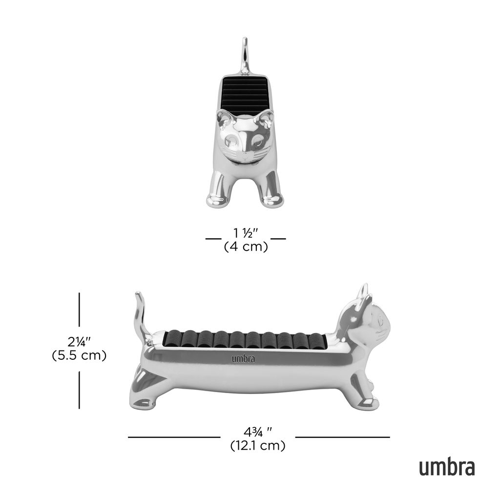 Porte-bagues en forme de chat - Visuel 7