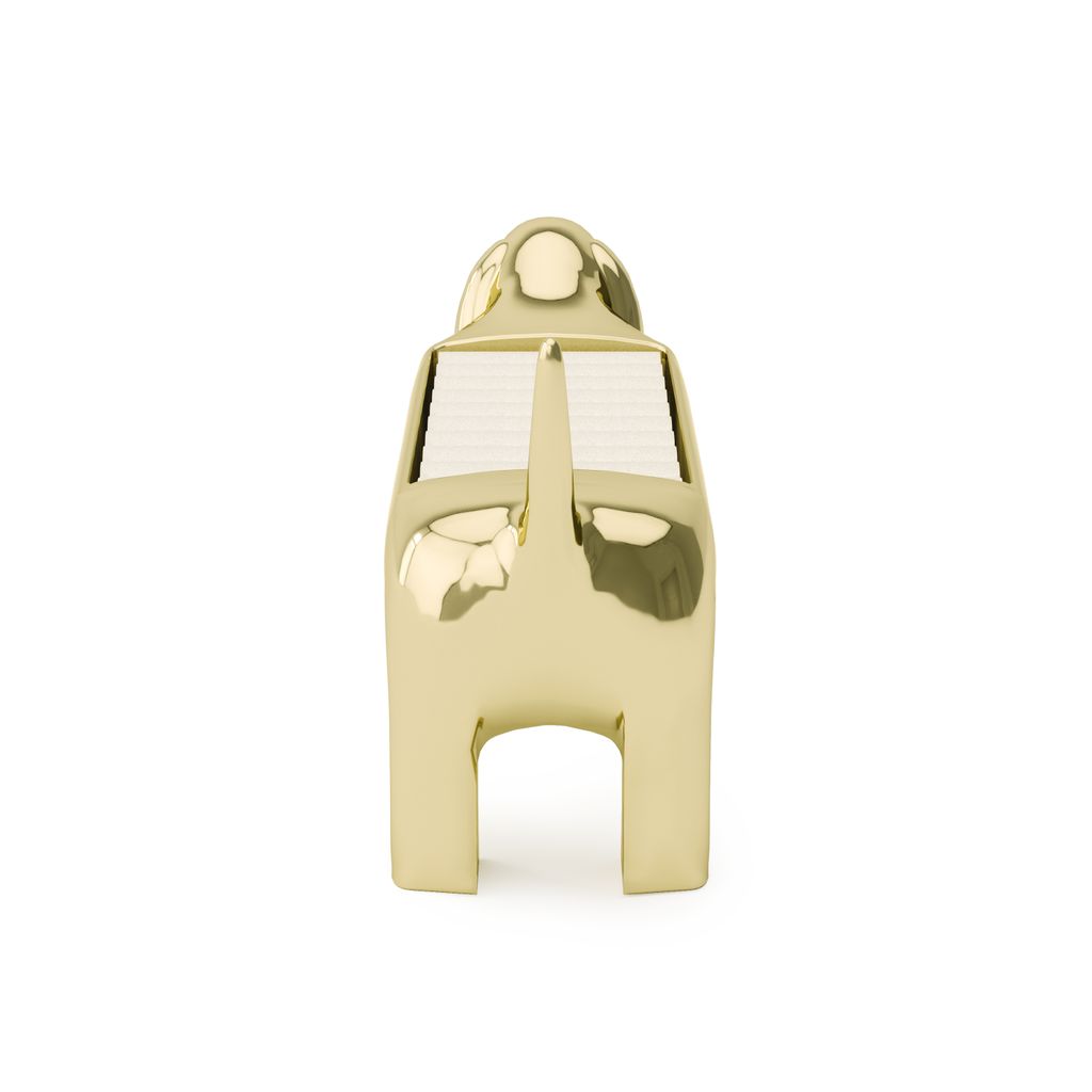 Porte bague teckel doré - Visuel 6