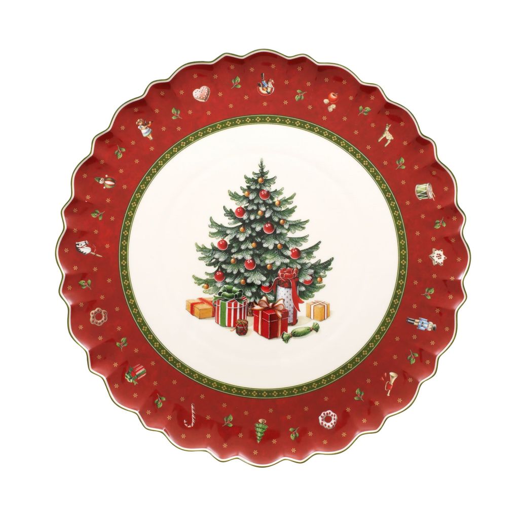 Plat à gâteau Sapin Toy’s Delight 33 cm - Visuel 0