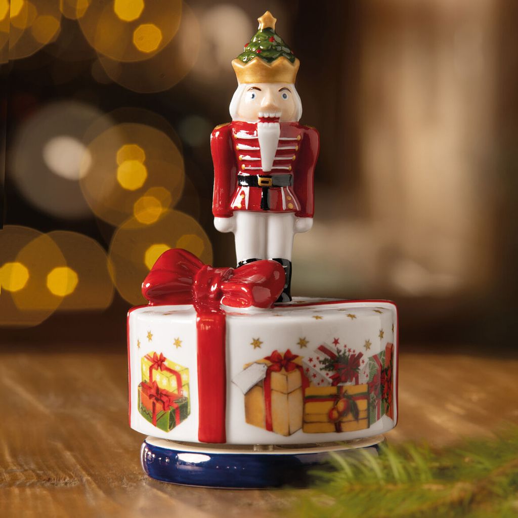 Coffret Musical Vintage Avec Poupée Tournante Sur Tabouret - Occasion