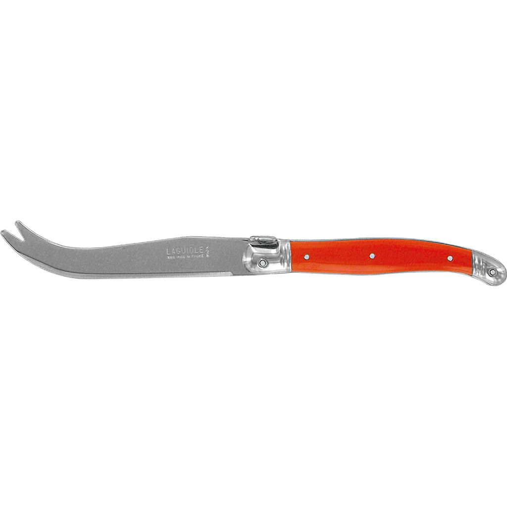 Couteau à fromage Laguiole orange - Visuel 0