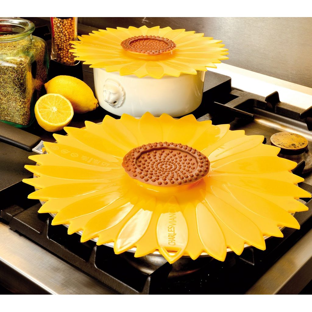 Couvercle hermétique tournesol 28 cm - Visuel 3