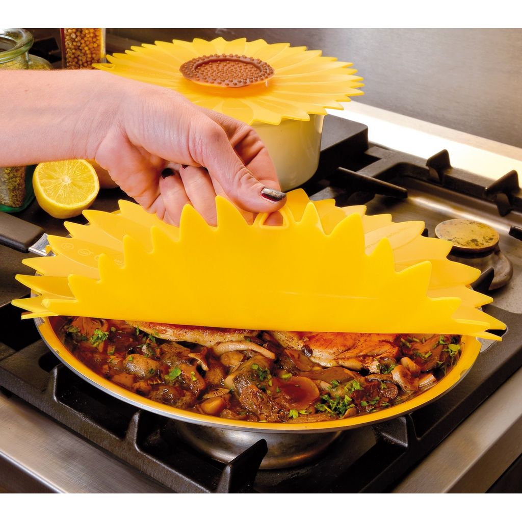 Couvercle hermétique tournesol 28 cm - Visuel 4