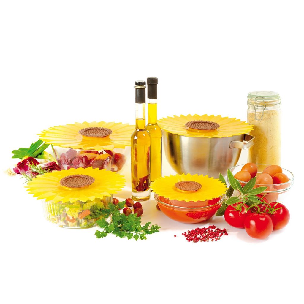 Couvercle hermétique tournesol 20 cm - Visuel 1