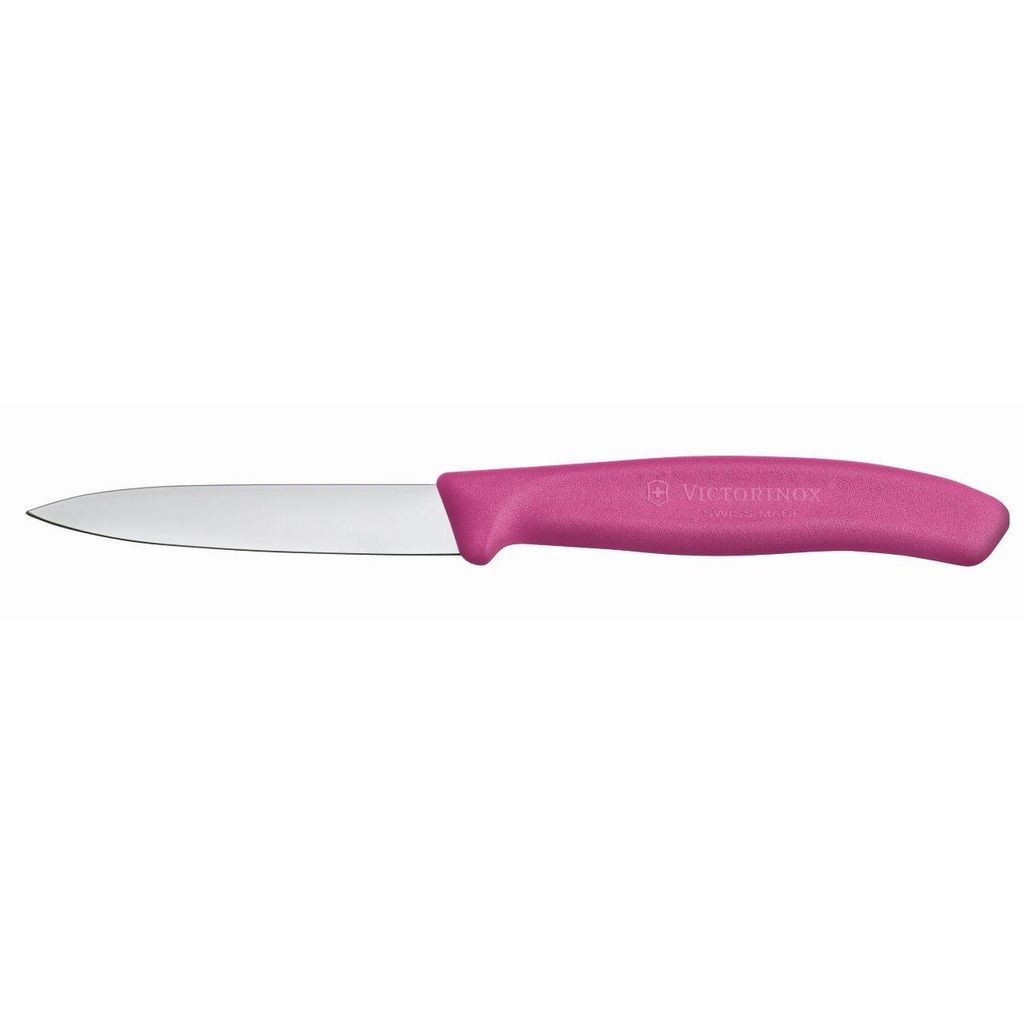 Couteau d'office 8 cm rose - Visuel 0