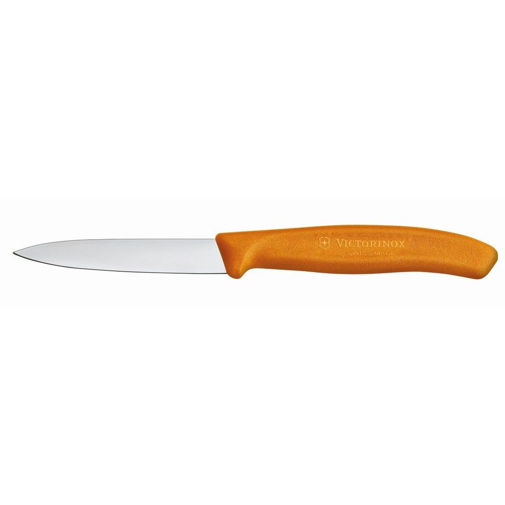 Couteau d'office 8 cm orange
