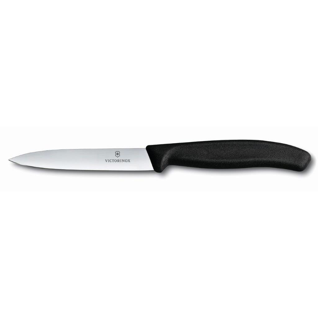 Couteau d'office Swissclassic 10 cm noir - Visuel 0