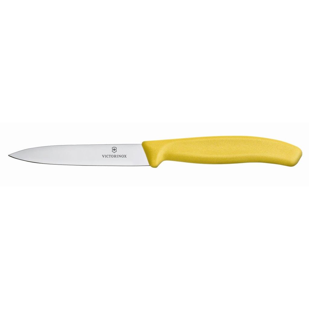 Couteau d'office 10 cm jaune - Visuel 0